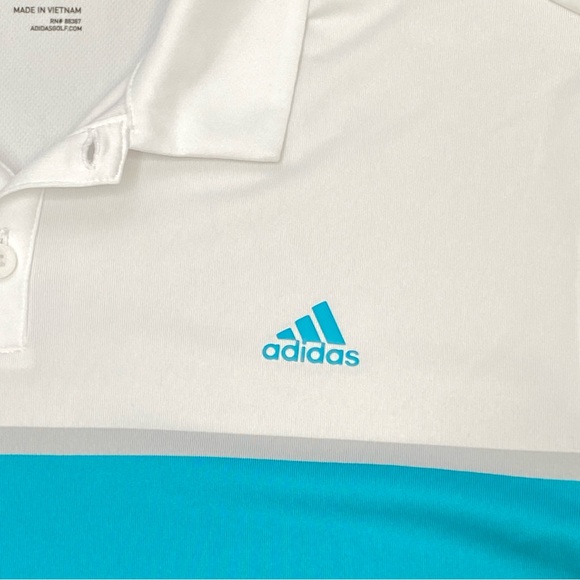 Adidas Men's ClimaCool Performance Short Sleeve Polo Style Shirt - Picture 4 of 5